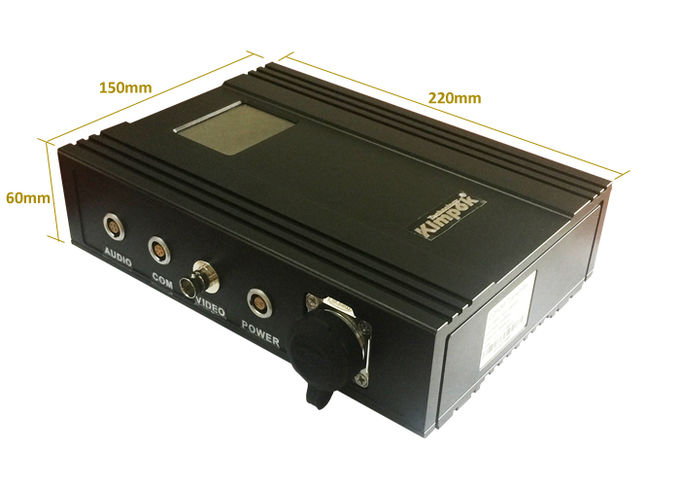 Μακροχρόνιας σειράς COFDM HD συσκευών αποστολής σημάτων 2-5W διευθετήσιμη κρυπτογράφηση Sennder AES οχημάτων ασύρματη τηλεοπτική