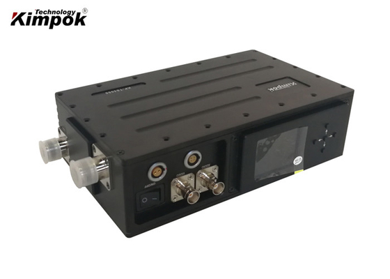 ασύρματη τηλεοπτική συσκευή αποστολής σημάτων 35km COFDM με το διπλής κατεύθυνσης ήχο και την κρυπτογράφηση AES