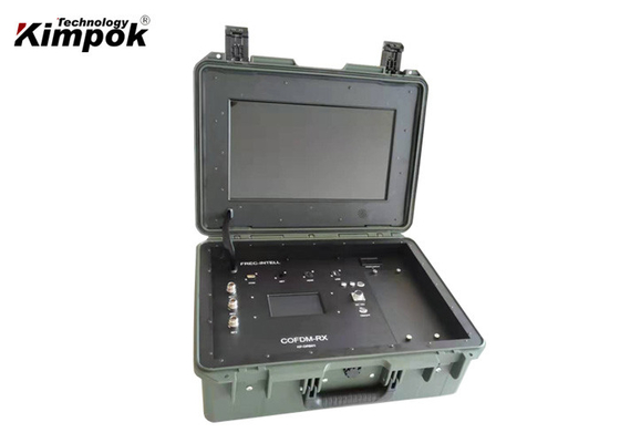 Τηλεοπτικό ραδιόφωνο δεκτών 17 ίντσας COFDM με τον έλεγχο PTZ για το ρομπότ UGV