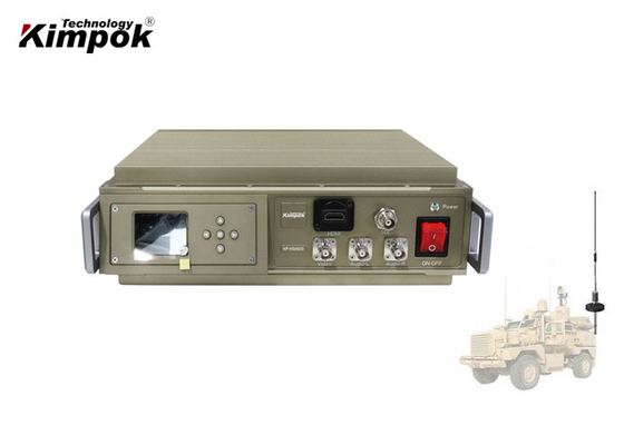 Τοποθετημένη όχημα μακροχρόνια σειρά ασύρματο H.264 2K QPSK συσκευών αποστολής σημάτων COFDM τηλεοπτική