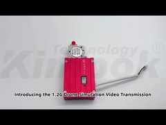 κόκκινο 1.2Ghz 8W ψηφιακό Vtx Fpv με 8 κανάλια