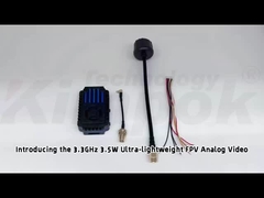 3.3G 3.5W FPV UAV Video Transmitter 3.3Ghz VTX με IRC 24CH 25mW/2000mW/3500mW FPV VTX Module
