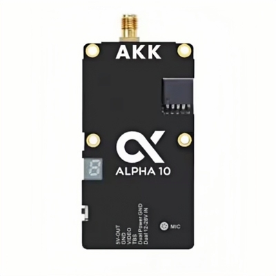 AKK 5.8G 10W VTX Alpha10 Πομπός Βίντεο Υποστηρίζει Smart Audio με 80 CH Αξεσουάρ Drone RC