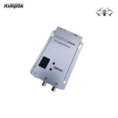 1.5Ghz 5W Μίνι μακράς εμβέλειας fpv vtx Βίντεο μεταδότης και δέκτη 5W ασύρματος AV αποστολέα για drones