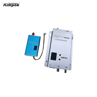 1.5Ghz 5W Μίνι μακράς εμβέλειας fpv vtx Βίντεο μεταδότης και δέκτη 5W ασύρματος AV αποστολέα για drones