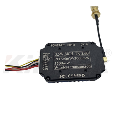 3.3G 3.5W FPV UAV Video Transmitter 3.3Ghz VTX με IRC 24CH 25mW/2000mW/3500mW FPV VTX Module