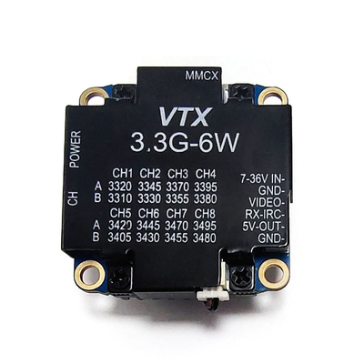Πομπός Ασύρματου Ήχου και Εικόνας 3.3Ghz 6W 3.3G UAV FPV VTX Μετάδοση Βίντεο για RC Drone