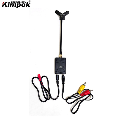 1.6G FPV VRX Analog Wireless UAV Video Transmitter 1.6Ghz για τη μετάδοση εικόνας με μη επανδρωμένο αεροσκάφος μεγάλης εμβέλειας