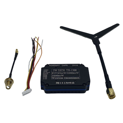 1.2G 1.3G 5W Ασύρματος Πομπός Βίντεο 32CH FPV VTX 25mW 2000mW 5000mW Σύνδεσμος Βίντεο
