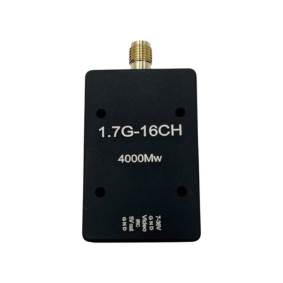 1.7GHz 4W Αναλογικός Πομπός Βίντεο FPV με Ασύρματο Πομπό VTX Μεγάλης Εμβέλειας για Βίντεο UAV TX