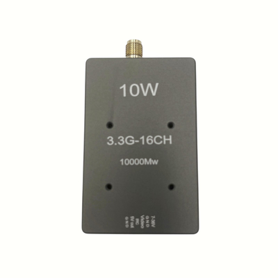 3.3G 10W Drone Video Transmitter 3.3Ghz FPV ασύρματος VTX για αποστολέα βίντεο μεγάλης εμβέλειας