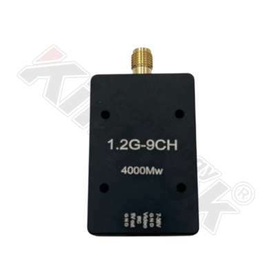 1.2Ghz 4W UAV Βίντεο Μεταδότης FM 9 κανάλια VTX ασύρματη σταθερή μετάδοση