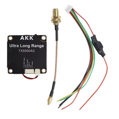 UAV Βίντεο Μεταδότης AKK 5W FPV VTX 96CH Βίντεο Μεταδότης Υποστήριξη Smart Audio Video Link