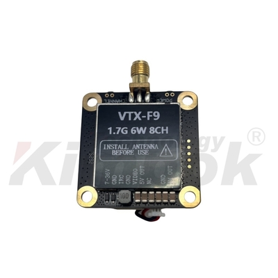 1.7G 6W Ασύρματος Πομπός και Δέκτης Βίντεο 8CH Υποστήριξη IRC Tramp 1.7G VTX VRX
