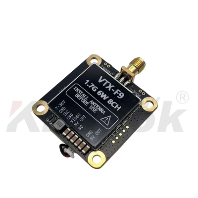 1.7G VTX 1.9G VTX 6W ασύρματος πομπός βίντεο 20 χλμ. Μεταφορά εικόνας μεγάλης απόστασης
