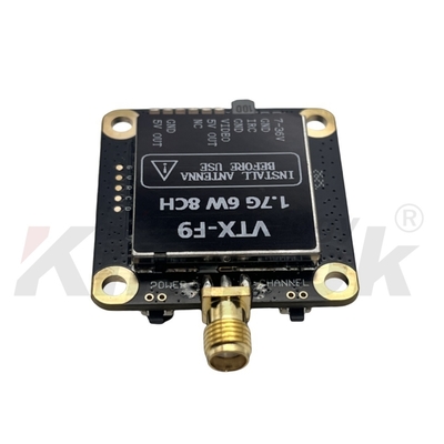 1.7G VTX 1.9G VTX 6W ασύρματος πομπός βίντεο 20 χλμ. Μεταφορά εικόνας μεγάλης απόστασης