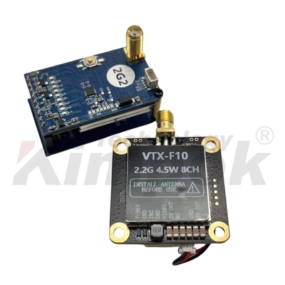 FPV Βίντεο μεταδότης 2.2G 4.5W UAV VTX Drone Συσκευές Drone μακρινών αποστάσεων VTX VRX